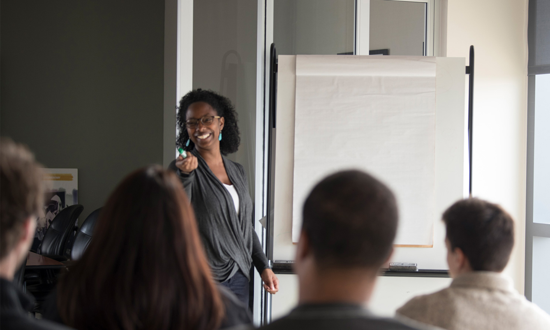 Teaching Tolerance staff member leading workshop