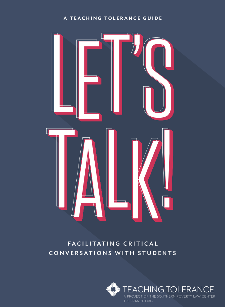Let's Talk, Guide, Facilitating Critical Conversations with Students, Cover