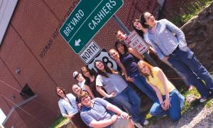 Rosman High School's dialogue group