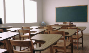 empty classroom