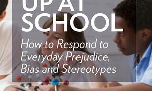 Speak Up at School Cover Image, students working at table