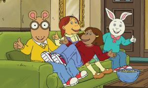 Arthur and friends on couch