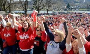 West Virginia Teachers' Strike | Image by Chris Dorst of Associated Press | Teaching Tolerance