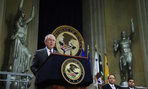 Jeff Sessions the Attorney General of the United States of America at the Department of Justice