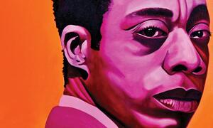 Illustration of James Baldwin.