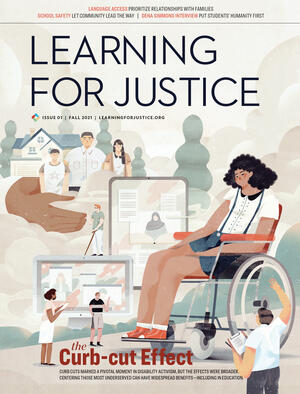 Cover of ‘Learning for Justice’ Magazine.