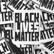 Black Lives Matter poster.