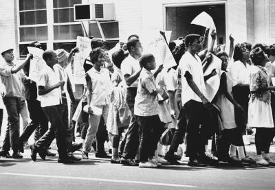 The children's march through Birmingham, Ala.