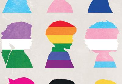 Illustration of young students of various sexual orientations and gender identities