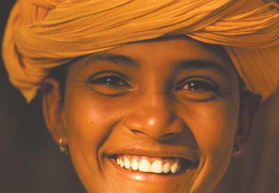 A smile student with turban