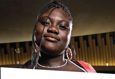 Sethlina Impraim, 18, from Ghana