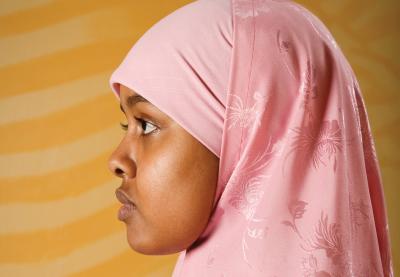 A Muslim woman's profile