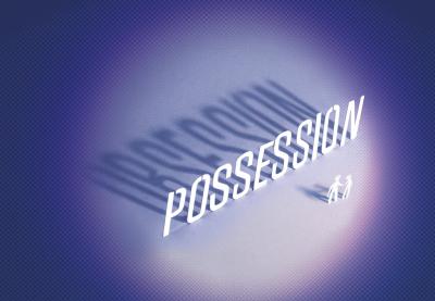 possession obsession in purple background 