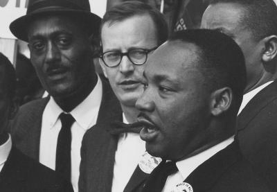 Martin Luther King Jr speaks