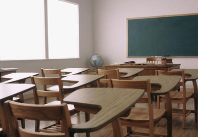 empty classroom