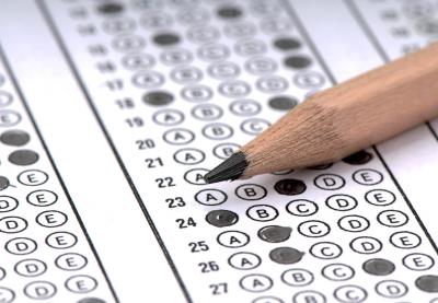 scantron with pencil