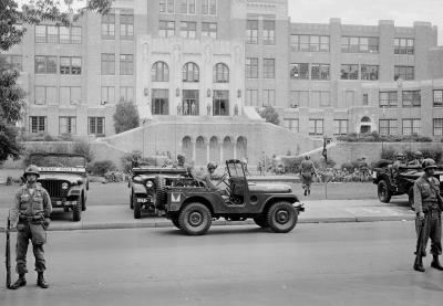 TT57 Little Rock Military Police Guarding School