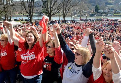 West Virginia Teachers' Strike | Image by Chris Dorst of Associated Press | Teaching Tolerance
