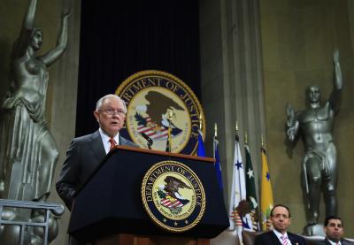 Jeff Sessions the Attorney General of the United States of America at the Department of Justice