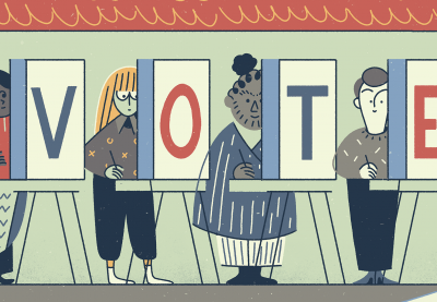 Register voters illustration