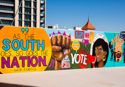 SPLC Wall Mural image with "As the South goes, so goes the nation."