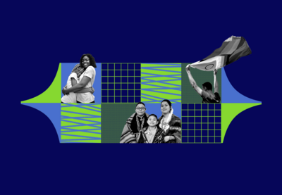 Collage images of diverse people reflecting social justice issues