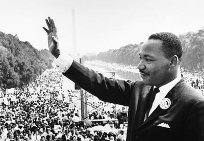 Photo of Martin Luther King, Jr. from the 1963 March on Washington