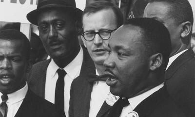 Martin Luther King Jr speaks