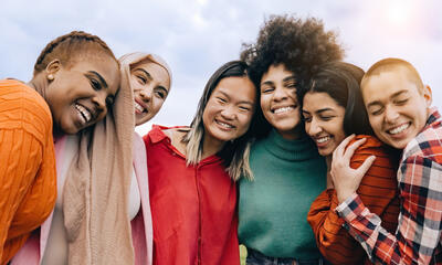 A group of multi-racial women