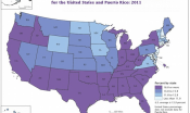 Percentage of people in poverty by state