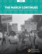 Teaching the Movement | The March Continues Publication v2 Cover | Teaching Tolerance