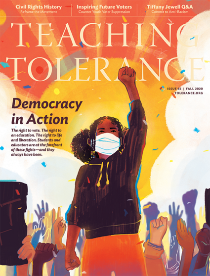 Cover of Fall 2020 issue of Teaching Tolerance magazine.