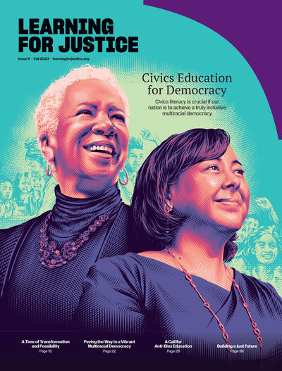 Cover of Issue 5 of Learning for Justice magazine.