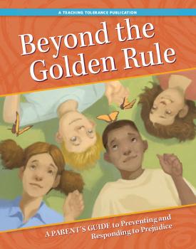Beyond the Golden Rule cover image, four children looking upward