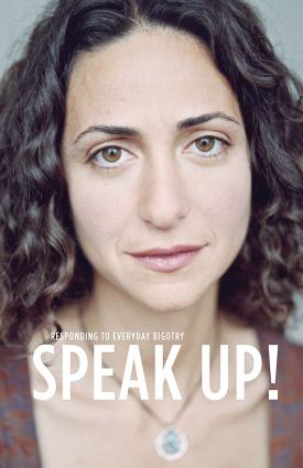 Speak Up Cover, woman's face