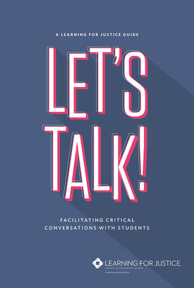 Cover of "Let's Talk! Facilitating Critical Conversations with Students."