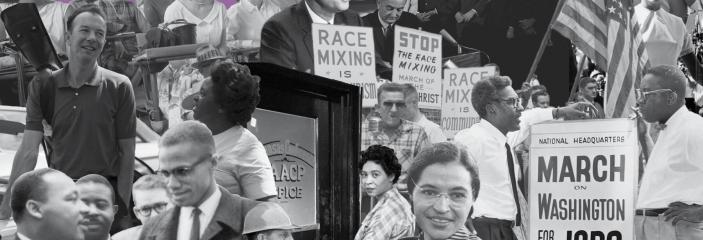 Collage of Civil Rights Movement images