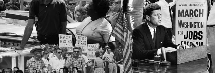 Collage of Civil Rights Movement images