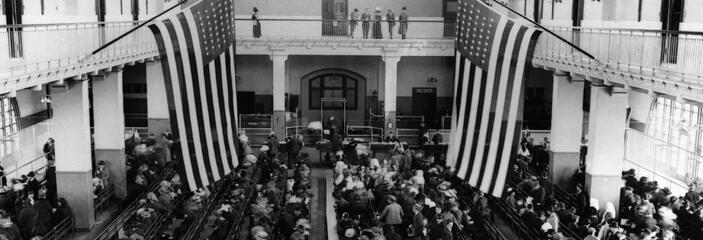 Teaching Tolerance photo of Ellis Island