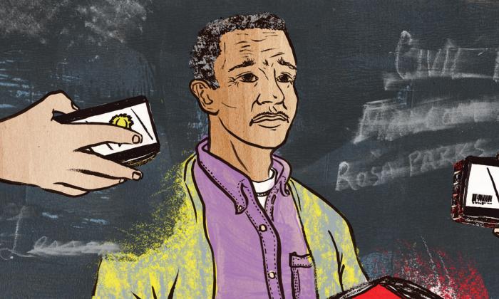 Teaching Tolerance illustration of African-American teacher struggles to teach during Black History Month