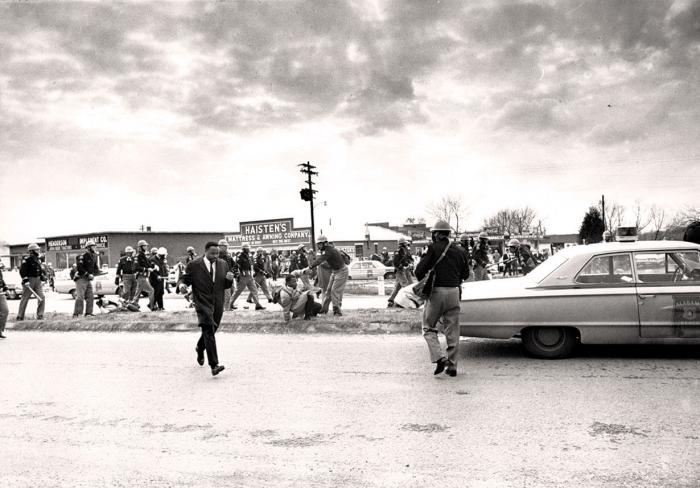 Photo from an iconic scene from Bloody Sunday, on March 7, 1965