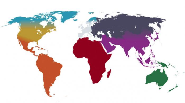 Teaching Tolerance illustration of indigenous populations from seven regions