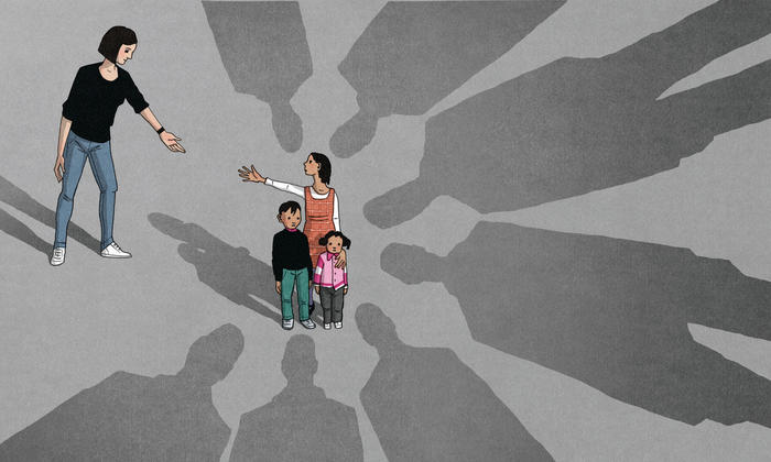 Immigrant and Refugee Children illustration B Bragg