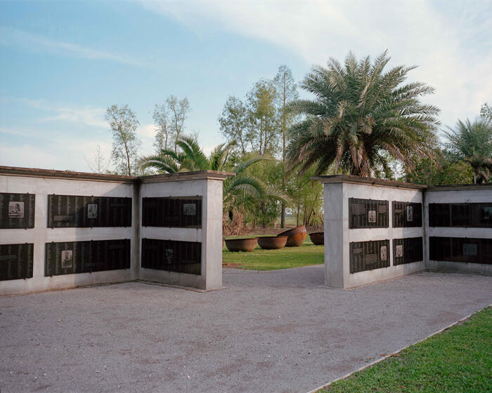 An outdoor memorial is dedicated to 107,000 people who were enslaved in Louisiana.